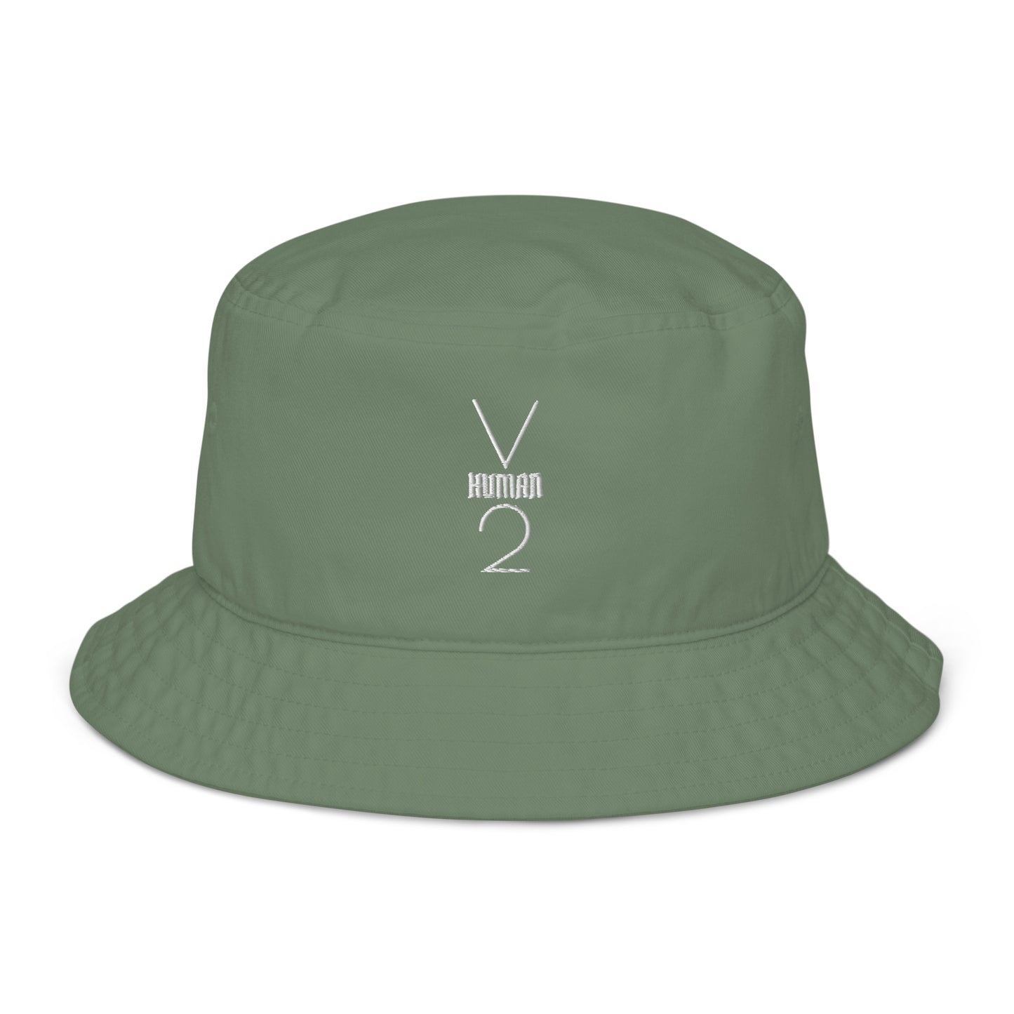 "Human V2" Organic bucket hat