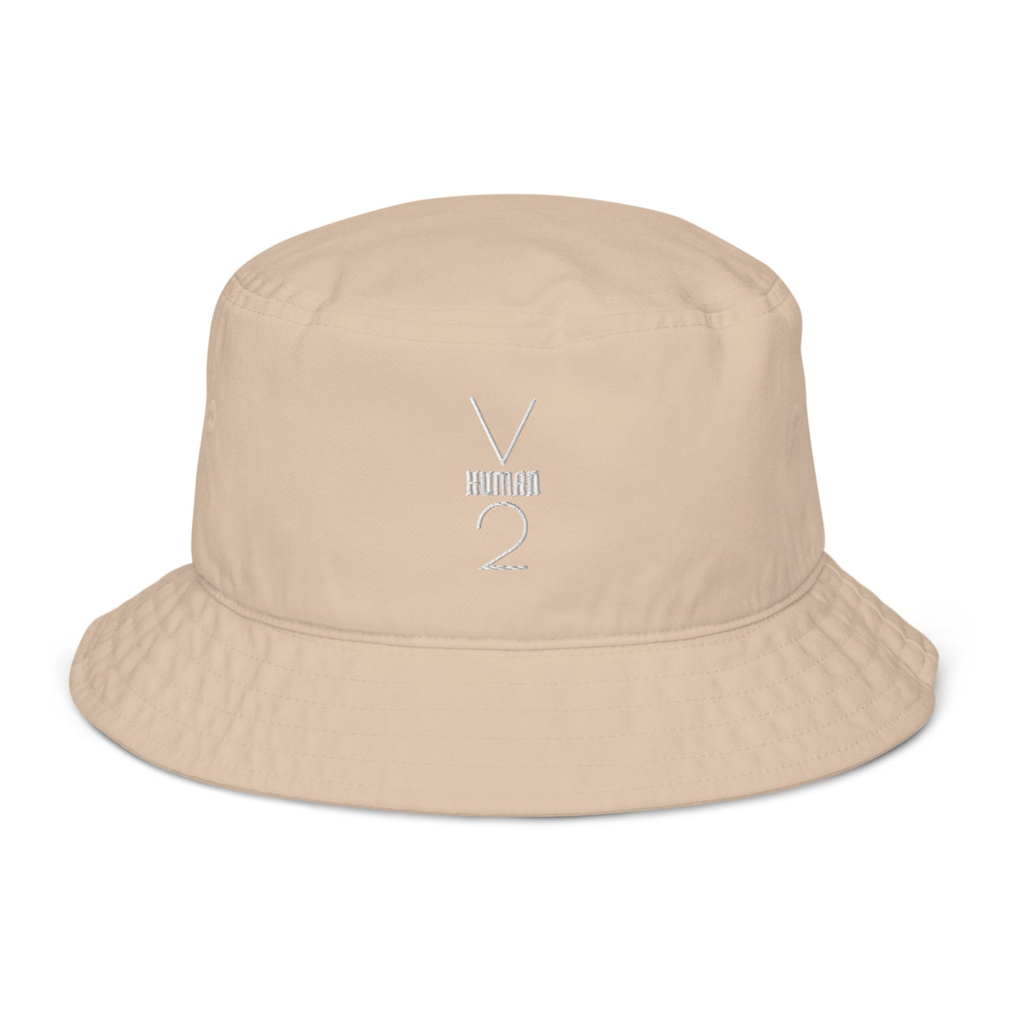 "Human V2" Organic bucket hat
